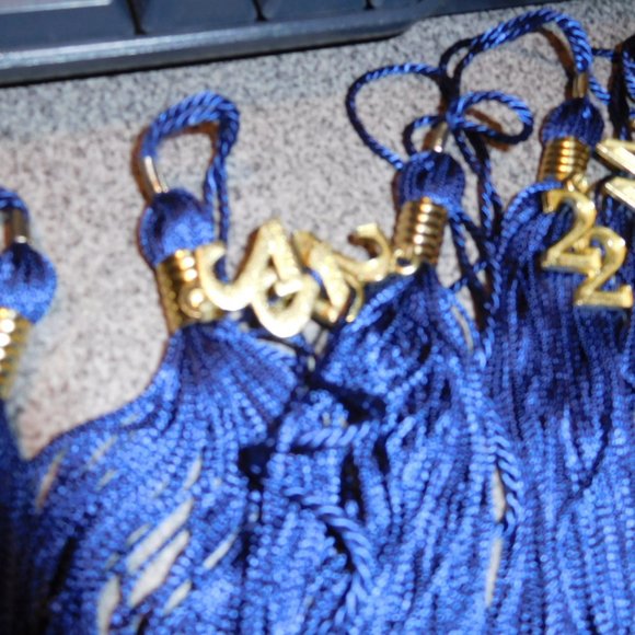 2022 MOTAR BOARD TASSLE GRADUATION NAVY BLUE TASSEL TASSLE JOSTENS - Picture 3 of 5